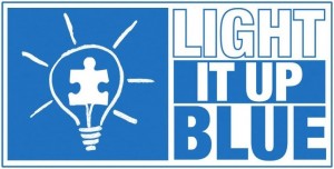 Light it up in blue for autism awareness